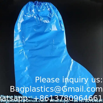 Manufacturers Wholesale Selling Disposable PE Anti - Slip Rain Plastic Waterproof Boot Cover