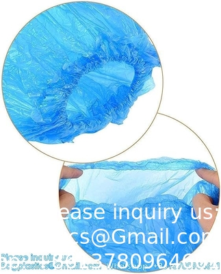 Boot And Shoe Covers 19 Inch Tall Extra Large Durable Water/Skid Resistant Long Shoe Cover Clear Waterproof Anti-Slip