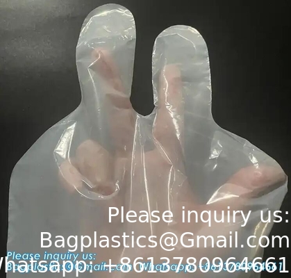 Disposable Non-Slip Finger Stall Finger Cot 2 Finger-gloves, Medical Using Individual Disposable Plastic Finger Cot