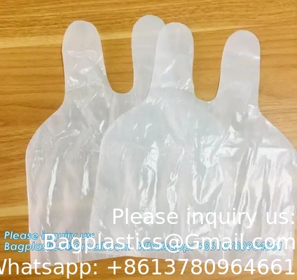 Disposable Non-Slip Finger Stall Finger Cot 2 Finger-gloves, Medical Using Individual Disposable Plastic Finger Cot