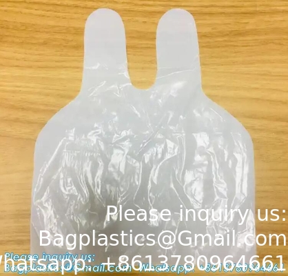 Disposable Non-Slip Finger Stall Finger Cot 2 Finger-gloves, Medical Using Individual Disposable Plastic Finger Cot
