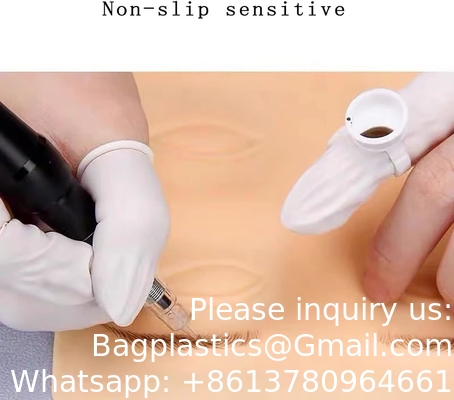 Disposable Latex Finger Cots, Protect Fingers, Anti-Static Industrial Medium Finger Cots, For Electronic Repair