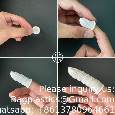 Disposable Latex Finger Cots, Protect Fingers, Anti-Static Industrial Medium Finger Cots, For Electronic Repair