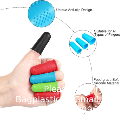 Rubber Fingers Covers, Silicone Finger Protector Sleeve Tips Guard Fingertip Thumb Cots Pads For Hot Glue
