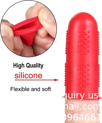 Rubber Fingers Covers, Silicone Finger Protector Sleeve Tips Guard Fingertip Thumb Cots Pads For Hot Glue