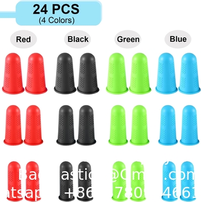 Rubber Fingers Covers, Silicone Finger Protector Sleeve Tips Guard Fingertip Thumb Cots Pads For Hot Glue
