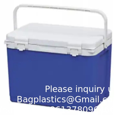 Vaccine Carrier Portable PU Ice Cooler Box Medical Transport Cooler Box 30L 50L 75L 100L With Wheels Handles