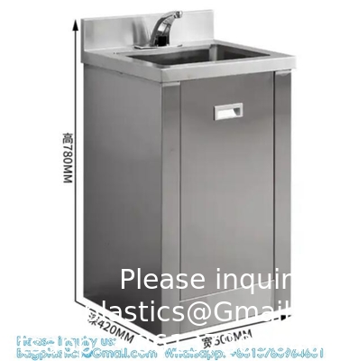 High Quality Stainless Steel Type Single Hand Wash Basin Cabinet For Operation Room