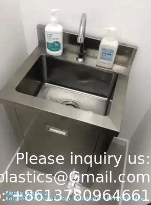 High Quality Stainless Steel Type Single Hand Wash Basin Cabinet For Operation Room