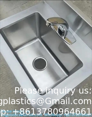 High Quality Stainless Steel Type Single Hand Wash Basin Cabinet For Operation Room