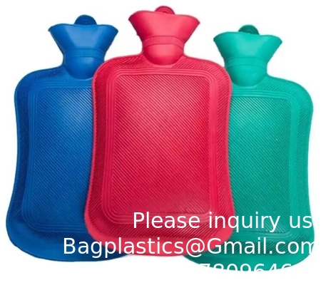 Wholesale 500ml 1000ml Hot Water Bottle Water Filling Rubber Medical Hot Water Bag With Cover