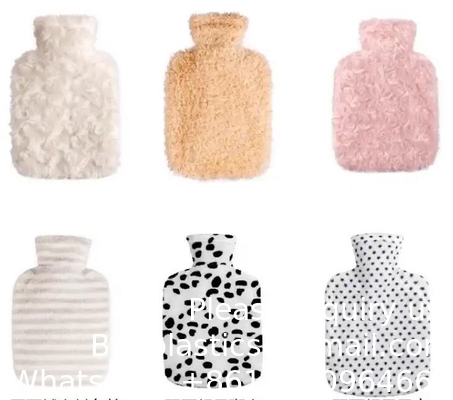 Wholesale 500ml 1000ml Hot Water Bottle Water Filling Rubber Medical Hot Water Bag With Cover