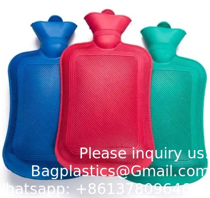 Wholesale 500ml 1000ml Hot Water Bottle Water Filling Rubber Medical Hot Water Bag With Cover