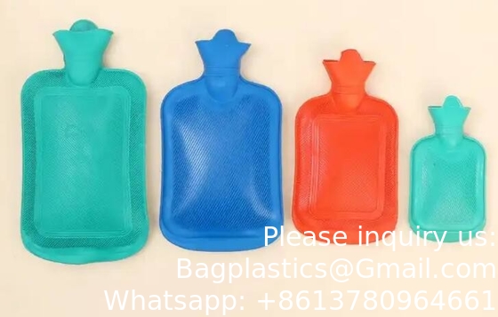 Wholesale 500ml 1000ml Hot Water Bottle Water Filling Rubber Medical Hot Water Bag With Cover