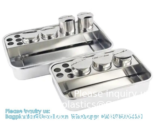 304 Stainless Steel Dental Instruments Tray Surgical Instrument Treatment Plate