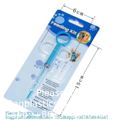 Dual Purpose Pet Pill Feeder Gun Pet Dog Cat Pill Gun Capsule Medication Syringe Medicine Syringe Feeding