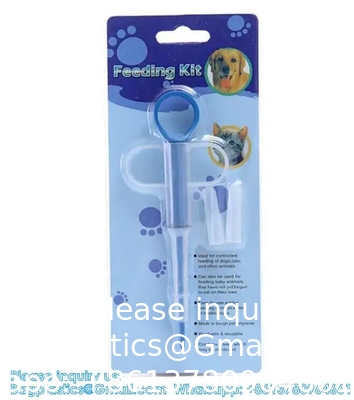 Dual Purpose Pet Pill Feeder Gun Pet Dog Cat Pill Gun Capsule Medication Syringe Medicine Syringe Feeding