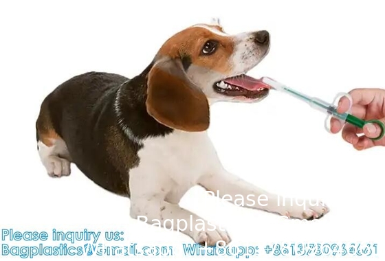 Dual Purpose Pet Pill Feeder Gun Pet Dog Cat Pill Gun Capsule Medication Syringe Medicine Syringe Feeding