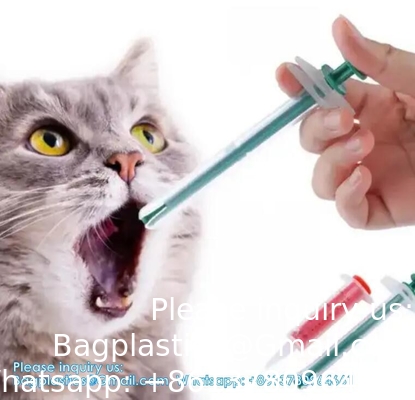Dual Purpose Pet Pill Feeder Gun Pet Dog Cat Pill Gun Capsule Medication Syringe Medicine Syringe Feeding