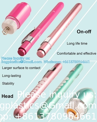 OEM Aluminum Alloy Nursing Pen Light Doctor Torch Customized Led Medical Penlight With Pupil Gauge For Nurse