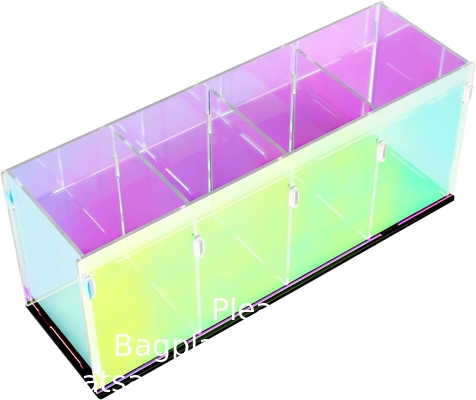 Acrylic Coloful Box Cheap Custom Acrylic Supermarket Food Dispenser Case Supermarket Supply