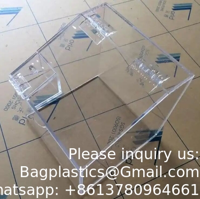 Acrylic Coloful Box Cheap Custom Acrylic Supermarket Food Dispenser Case Supermarket Supply