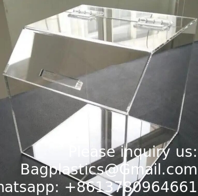 Acrylic Coloful Box Cheap Custom Acrylic Supermarket Food Dispenser Case Supermarket Supply