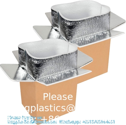 FREEZABLE COOL BAG, INSULATION ALUMINIUM FOIL BAG, THERMAL THERMO COOLER TOTE BAG, THERMAL MEDICAL