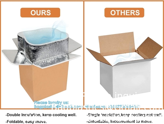 FREEZABLE COOL BAG, INSULATION ALUMINIUM FOIL BAG, THERMAL THERMO COOLER TOTE BAG, THERMAL MEDICAL