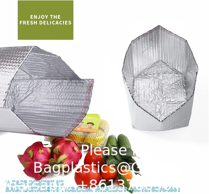 Foil Insulated Box Liners For 8x8x8 Box Size-Pack Double-Sided Metalized Foil Insulated Shipping Boxes-Insulated