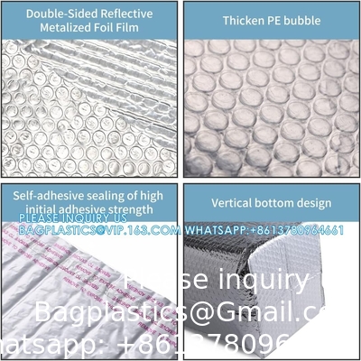 Foil Insulated Box Liners For 8x8x8 Box Size-Pack Double-Sided Metalized Foil Insulated Shipping Boxes-Insulated