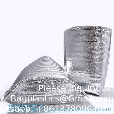Reusable Insulation Bags Thermal Box Liners Metalized Box Liners Lunch Food Box Shopping Bag Insulation Lining
