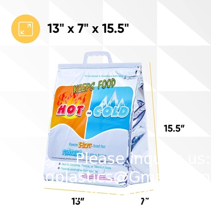 Hot And Cold Insulated Bags For Food Delivery, Grocery Shopping Bags, Food Storage For Hot Frozen Food For Travel