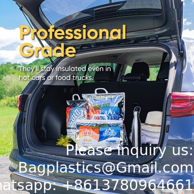 Hot And Cold Insulated Bags For Food Delivery, Grocery Shopping Bags, Food Storage For Hot Frozen Food For Travel