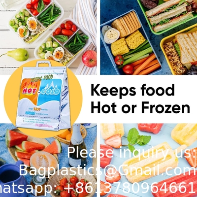 Hot And Cold Insulated Bags For Food Delivery, Grocery Shopping Bags, Food Storage For Hot Frozen Food For Travel