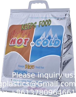 Hot And Cold Insulated Bags For Food Delivery, Grocery Shopping Bags, Food Storage For Hot Frozen Food For Travel