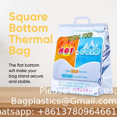 Hot And Cold Insulated Bags For Food Delivery, Grocery Shopping Bags, Food Storage For Hot Frozen Food For Travel