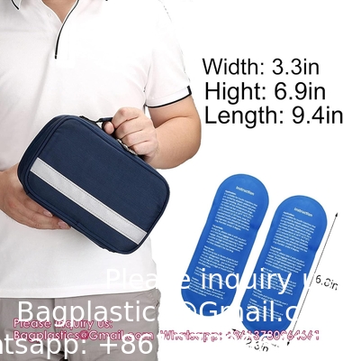 Insulin Cooler Travel Case Diabetic Medication Cooler Bag Diabetes Organize Medicine With 4 Ice Packs