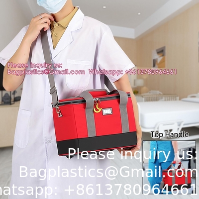 Medical Cooler Bag Insulated Bag Cooling Pack Medication Emergency Medical Bags Insulation Bags Portable Freezer Box