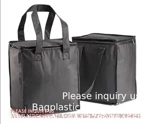 Large Insulated Medical Bag With Adjustable Dividers, Easy Clean Trauma Bag, Medicine Supplies Storage Bag For Home