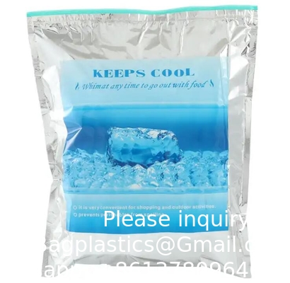 Hot Sale Caviar Vaccine Aluminum Foil Insulated Bag Pills Cooler Bag Ziplock Thermal Bag