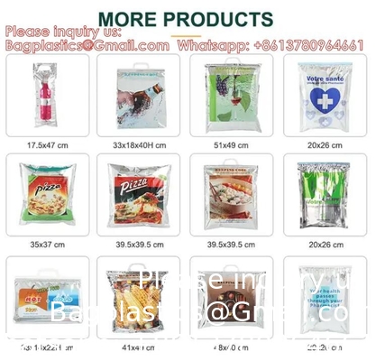 Foldable Disposable Aluminum Foil Insulated Meal Delivery Frozen Shopping Bag Hot And Cold Insulated Lunch Cooler Bag