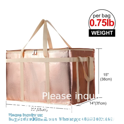 Insulated Grocery Shopping Bag, Reusable And Collapsible Grocery Bag, Thermal insulated, strong handle, handybag