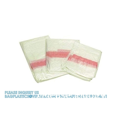 Polyvinyl Alcohol Film, Hot Water Soluble Bags Soluble Hamper Liners dissolvable laundry bags