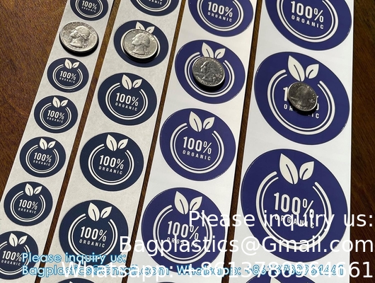 Custom Stickers Label Rolls, Build Your Own Stickers/Labels Any Design Premium Gloss Custom Sticker, Personalized