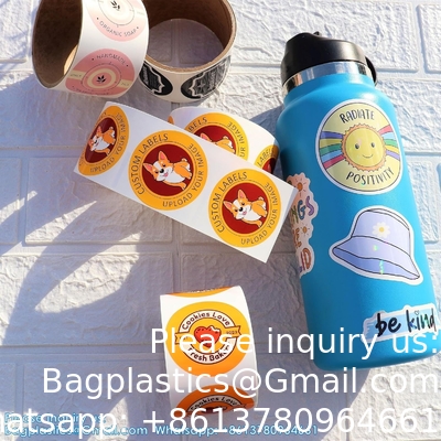 Custom Stickers Label Rolls, Build Your Own Stickers/Labels Any Design Premium Gloss Custom Sticker, Personalized