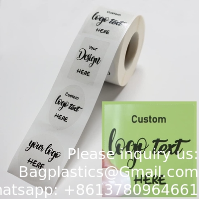 Custom Stickers Personalized Labels, Customized Stickers Image Logo And Text. Custom Stickers For Business Logo