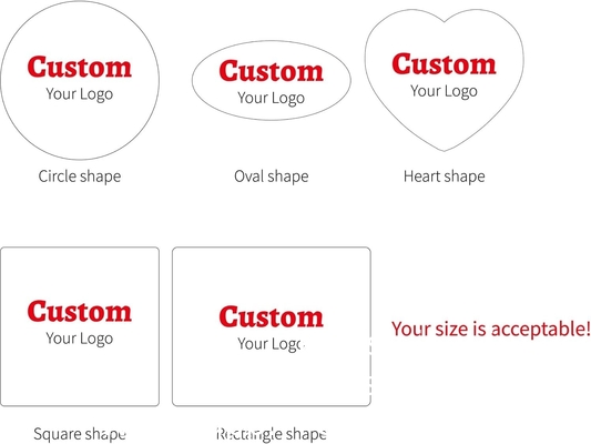 Custom Stickers Personalized Labels, Customized Stickers Image Logo And Text. Custom Stickers For Business Logo