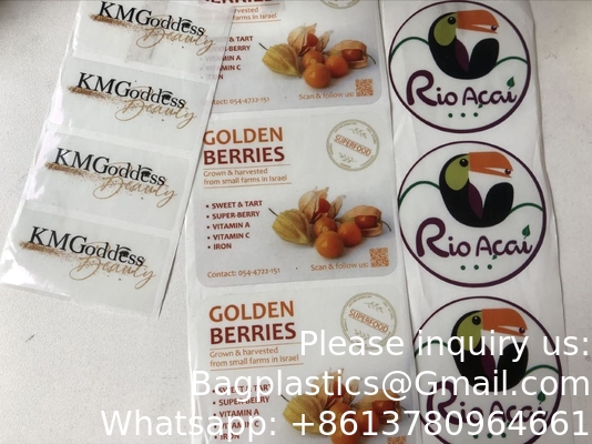Custom Stickers Personalized Labels, Customized Stickers Image Logo And Text. Custom Stickers For Business Logo