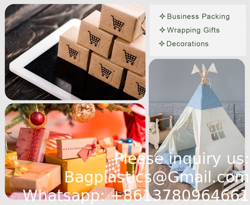Water Activated Tape - Packing Tapes For Sealing Boxes And Cartons - Gummed Tapes For Mail Boxes Or Gift Boxes